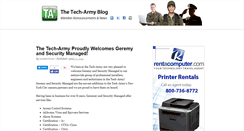 Desktop Screenshot of blog.tech-army.org