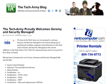 Tablet Screenshot of blog.tech-army.org
